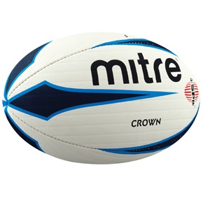 Balon Rugby Mitre CROWN Blanci