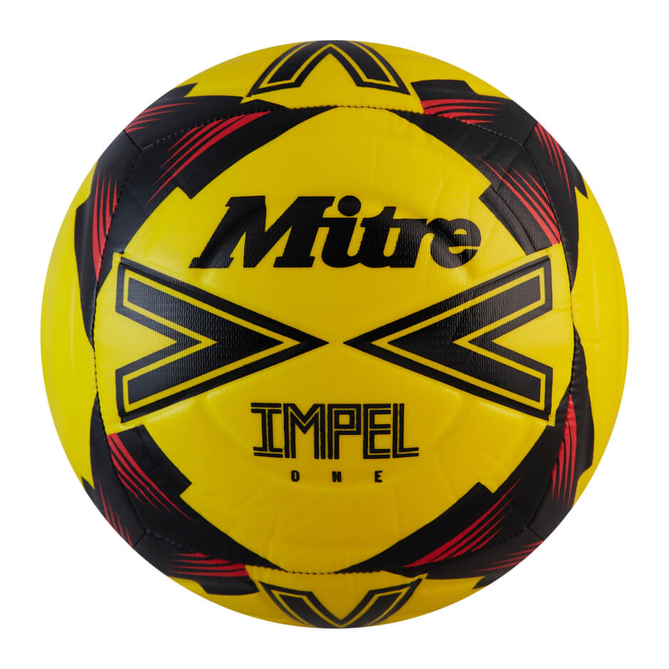 Balon Futbol Mitre Impel One Amarillo Rojo
