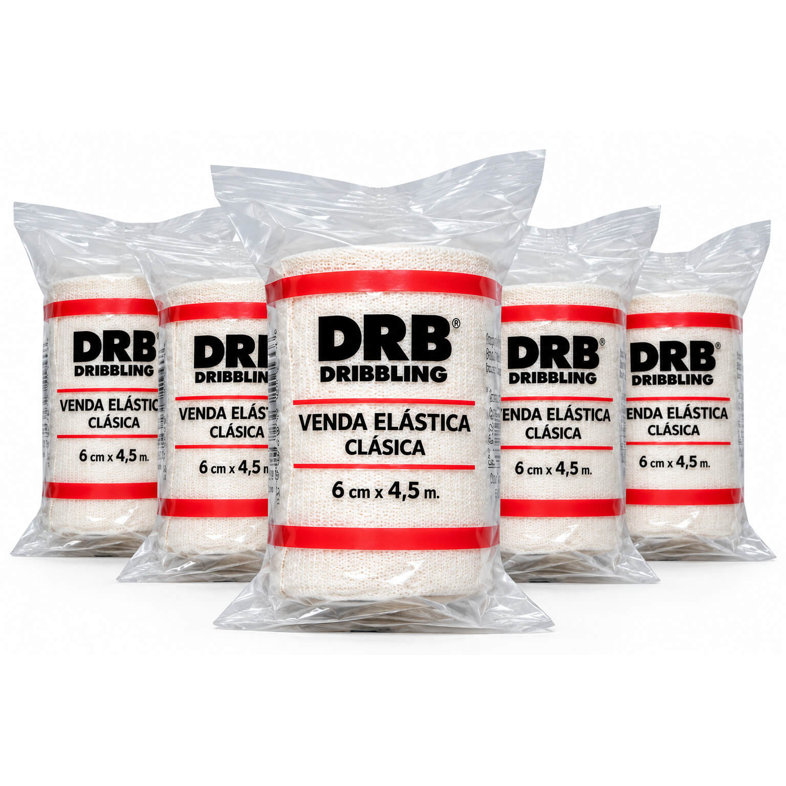Caja 120 Vendas Dribbling Clasica 6 cm.