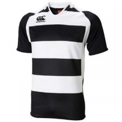 Camiseta Canterbury Rugby RU-GBY Negro - Blanco