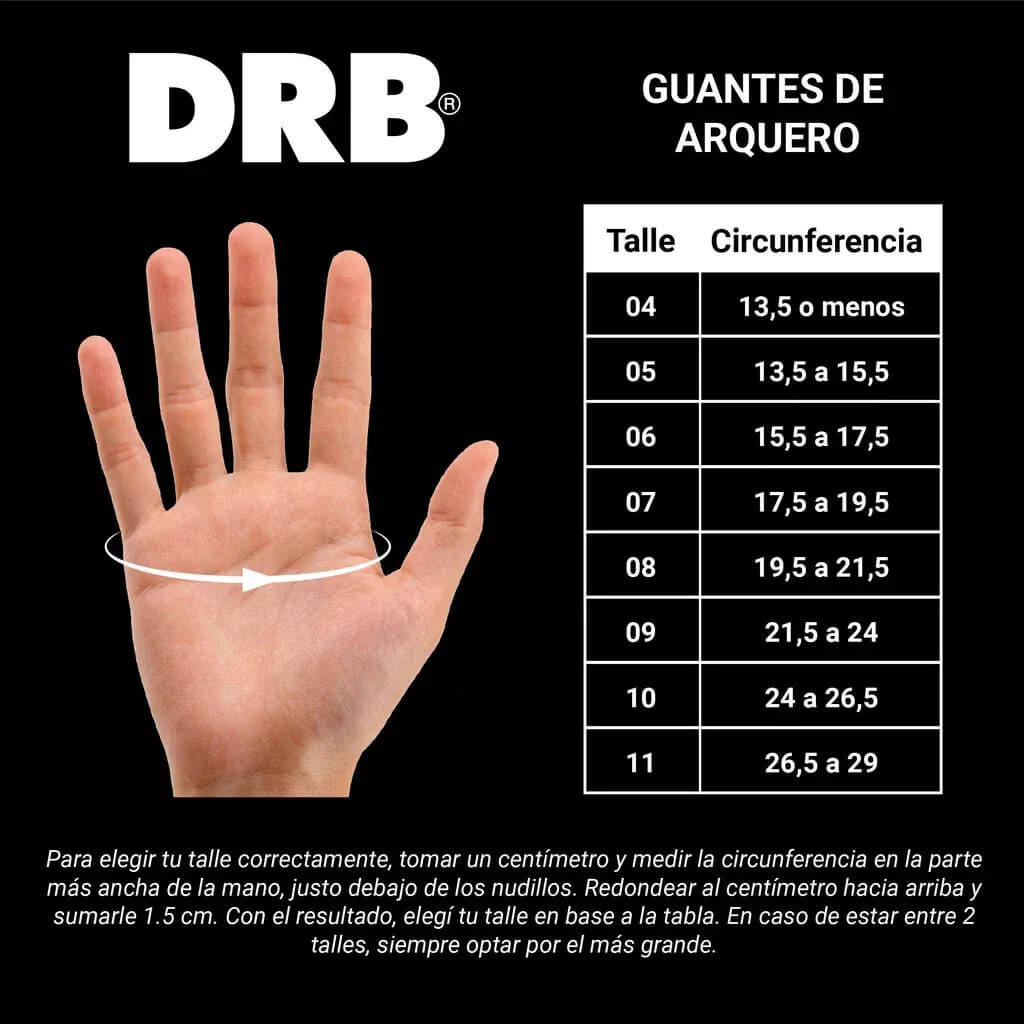 Guante de Arquero DRB Feline EVO PRO Tabla