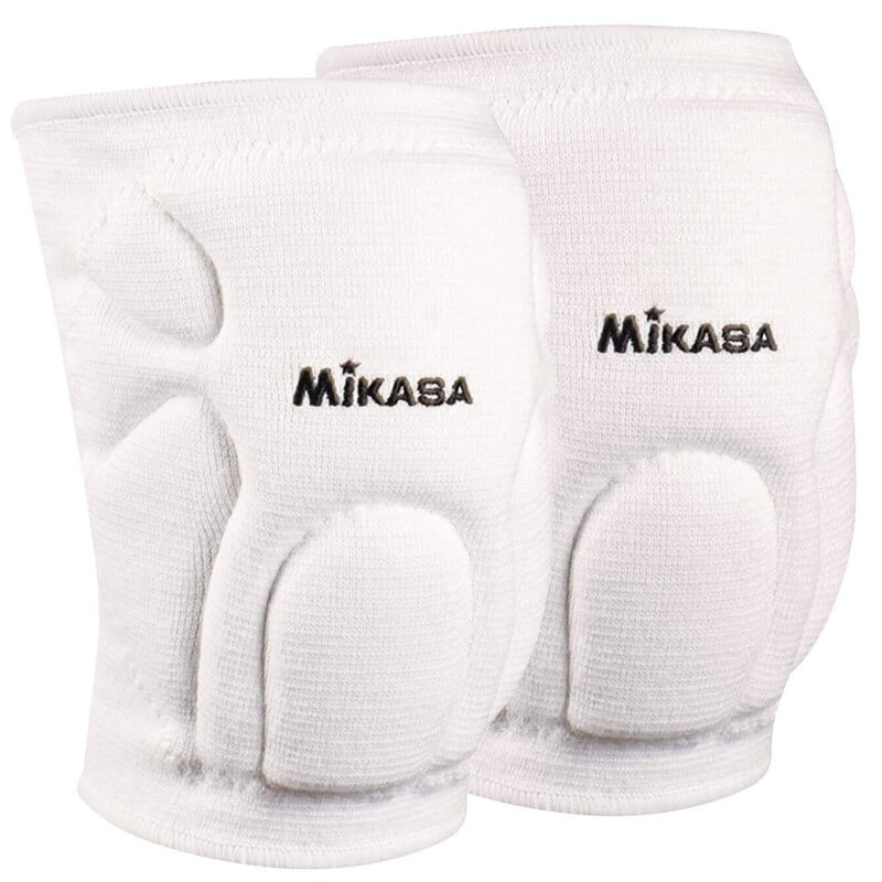Rodilleras de Voleibol Mikasa Profesionales Senior Blancas