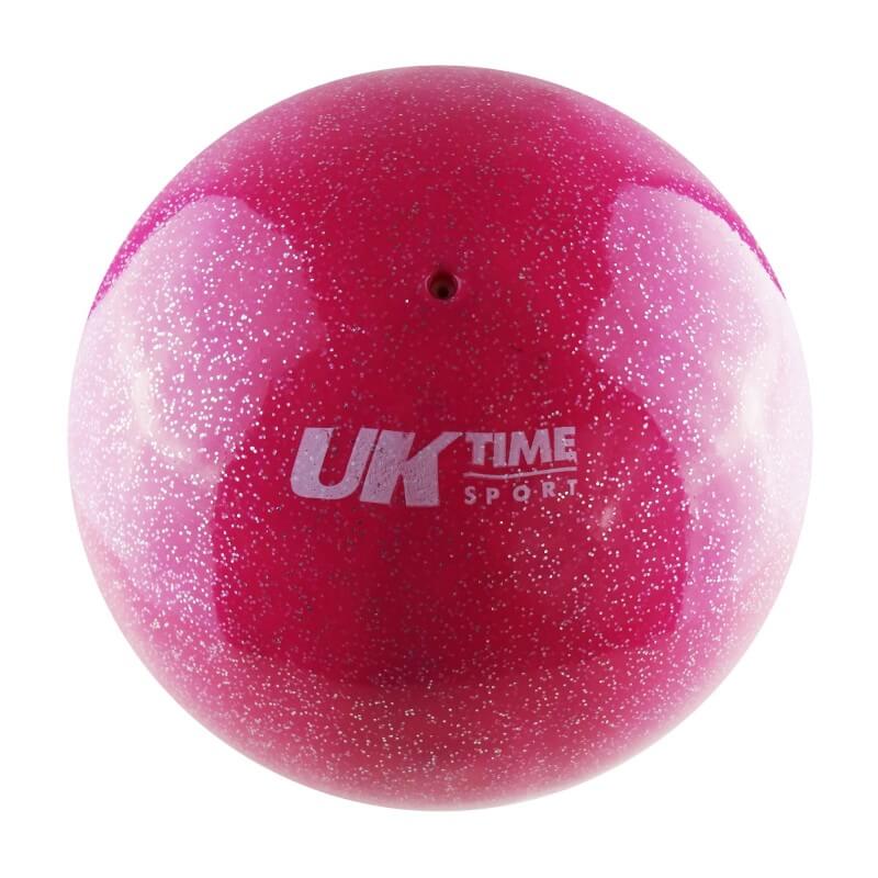 Balon Gimnasia Ritmica Uktime Glitter Liso Rosado 6" y 7"