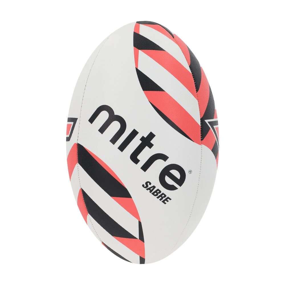 Balon de Rugby Mitre Sabre Blanco Nº5 y Nº4