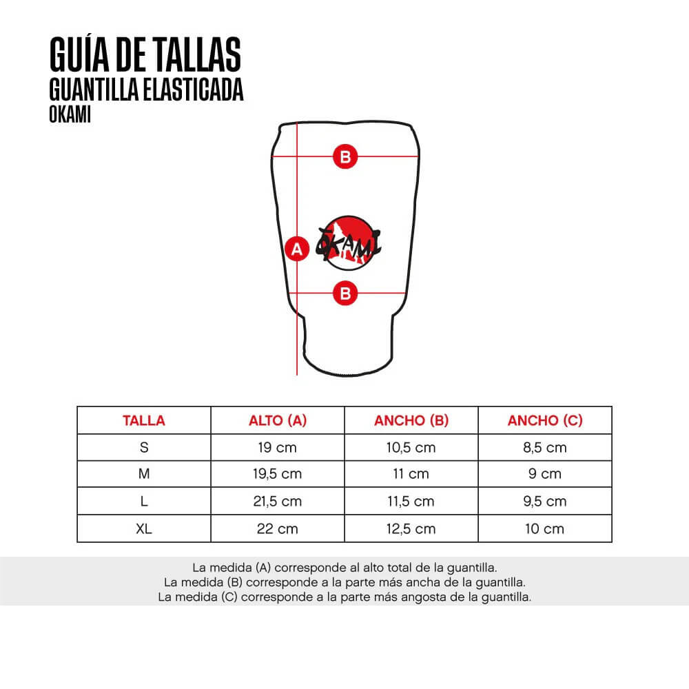 Guantilla Elasticada Okami Guia