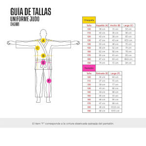 Uniforme Judo Okami Ippon 450 Gr Guia