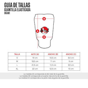 Guantilla Elasticada Okami Guia