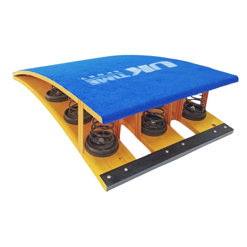 Trampolin de gimnasia con resortes