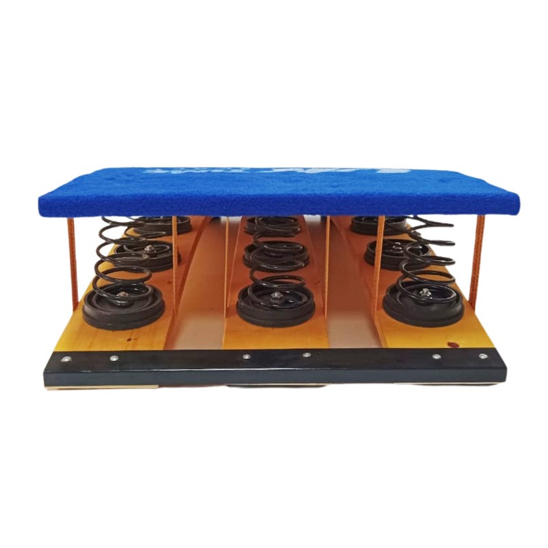 Trampolin de gimnasia con resortes 3